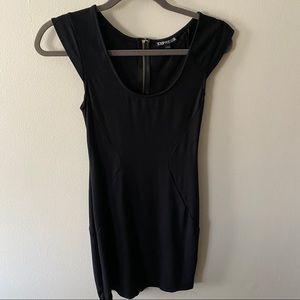 Express Zipper Mini Dress